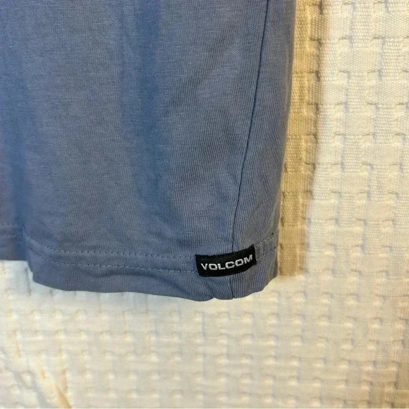 Volcom T Shirt Mens Medium Modern Fit Pullover Short Sleeve Crew Neck Blue - Picture 7 of 9